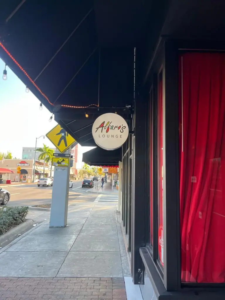 Alfaro's Lounge – Blade Sign sign by World Signs USA, Miami