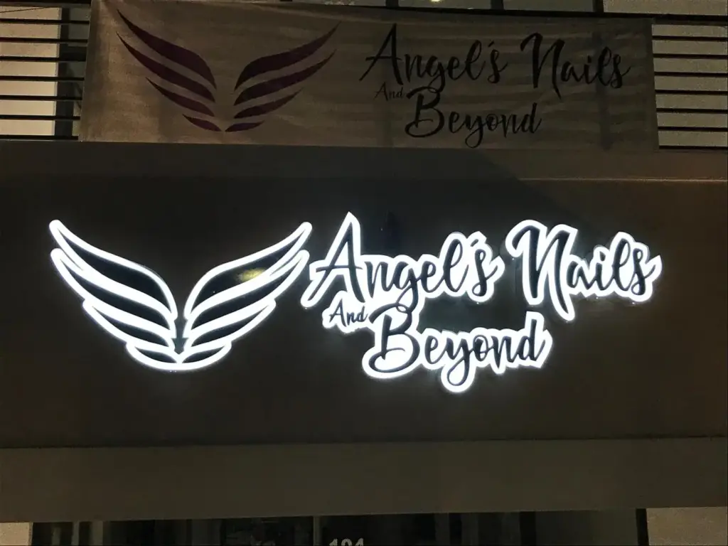 Angel’s Nails – Channel letters by World Signs USA, South Florida
