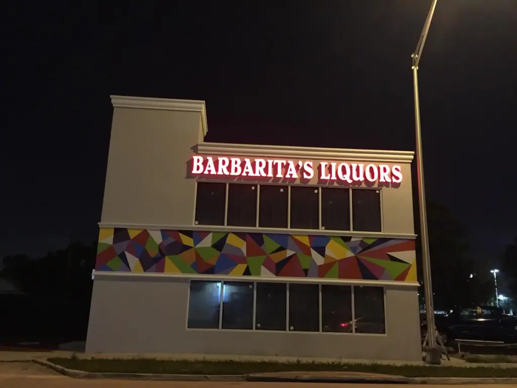 Barbarita's Liquors – Channel Letters sign by World Signs USA, Miami