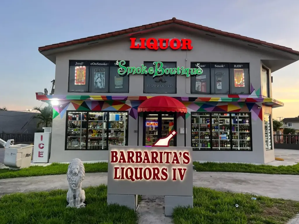 Barbarita's Liquors IV – Channel Letters + Monument sign by World Signs USA, Miami