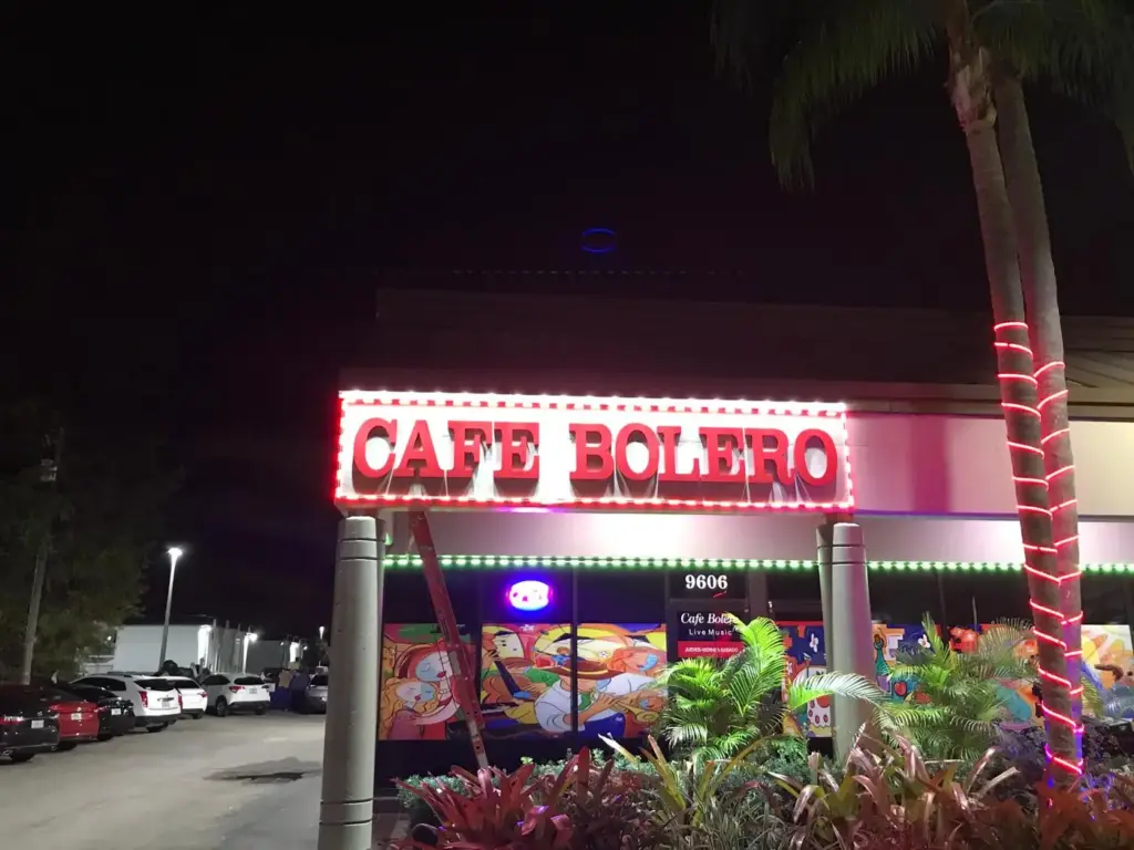 Cafe Bolero – Channel letters + Sign change by World Signs USA, South Florida