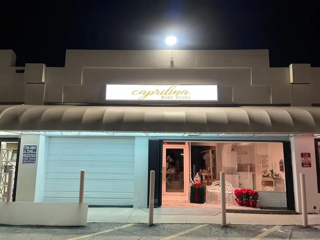 Caprilina Baby Store – Lightbox Sign sign by World Signs USA, Miami