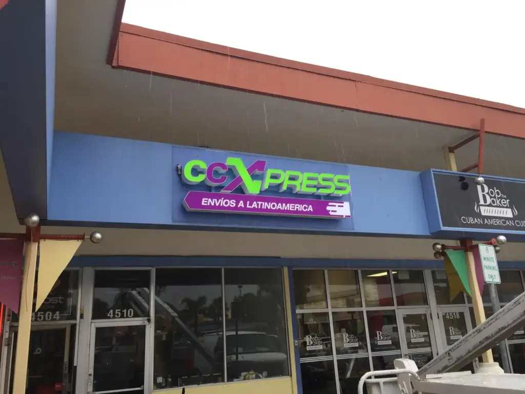 CCX Press – Envios a Latinoamerica – Channel letters by World Signs USA, Opa-locka