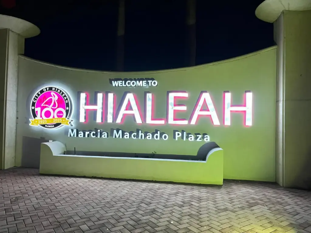 City of Hialeah Welcome Signs – Monument Signs sign by World Signs USA, Hialeah