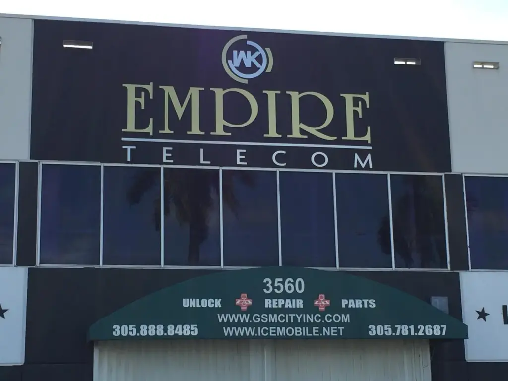 Empire Telecom – Storefront Sign sign by World Signs USA, Miami