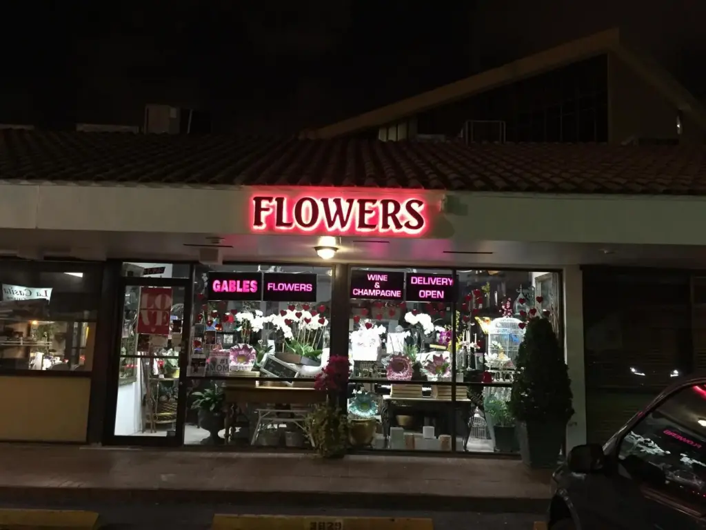 Gables Flowers – Channel Letters sign by World Signs USA, Coral Gables