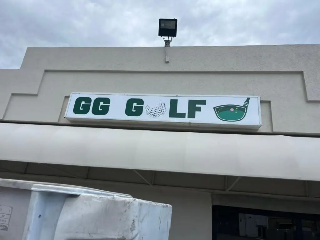 GG Golf – Lightbox Sign sign by World Signs USA, Miami