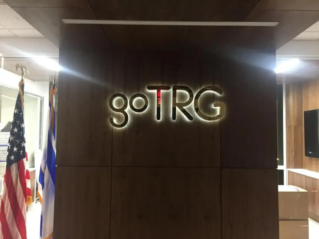 goTRG – Interior Lobby Sign sign by World Signs USA, Miami