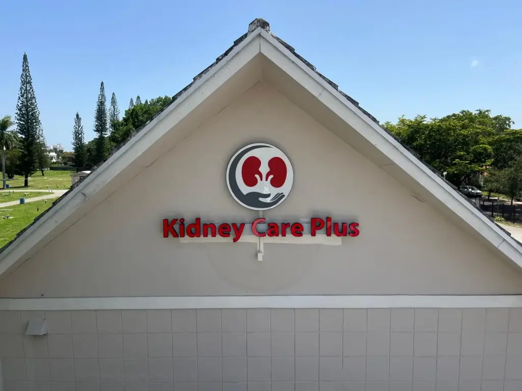 Kidney Care Plus – Channel Letters + Logo sign by World Signs USA, Miami