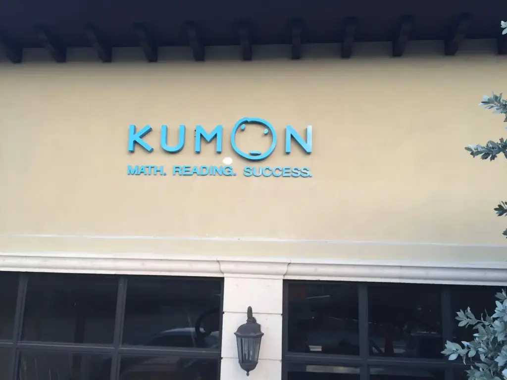 Kumon – Channel letters by World Signs USA, Miami Shores