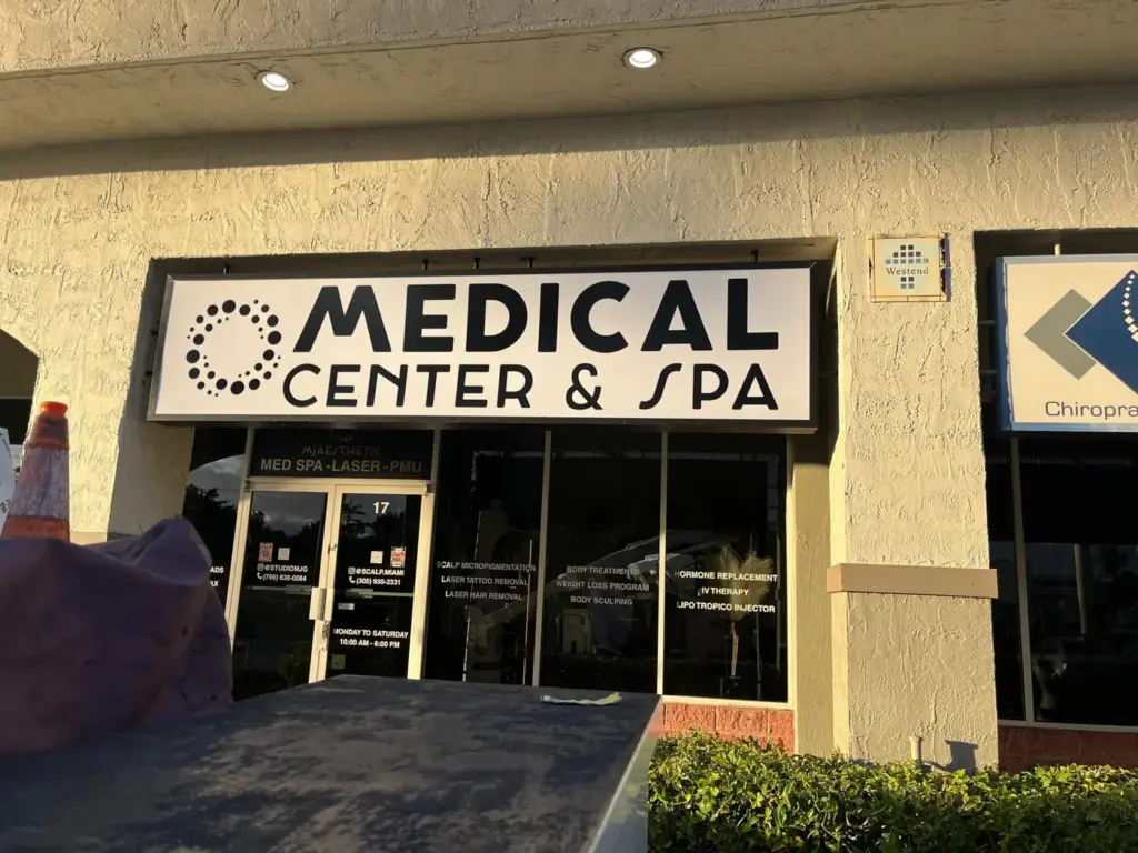 Medical Center & Spa, Doral – Lightbox sign by World Signs USA, Doral