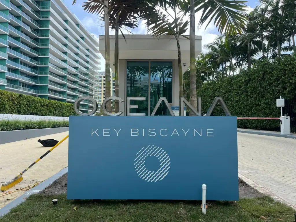 Oceana Key Biscayne – Monument Sign sign by World Signs USA, Key Biscayne
