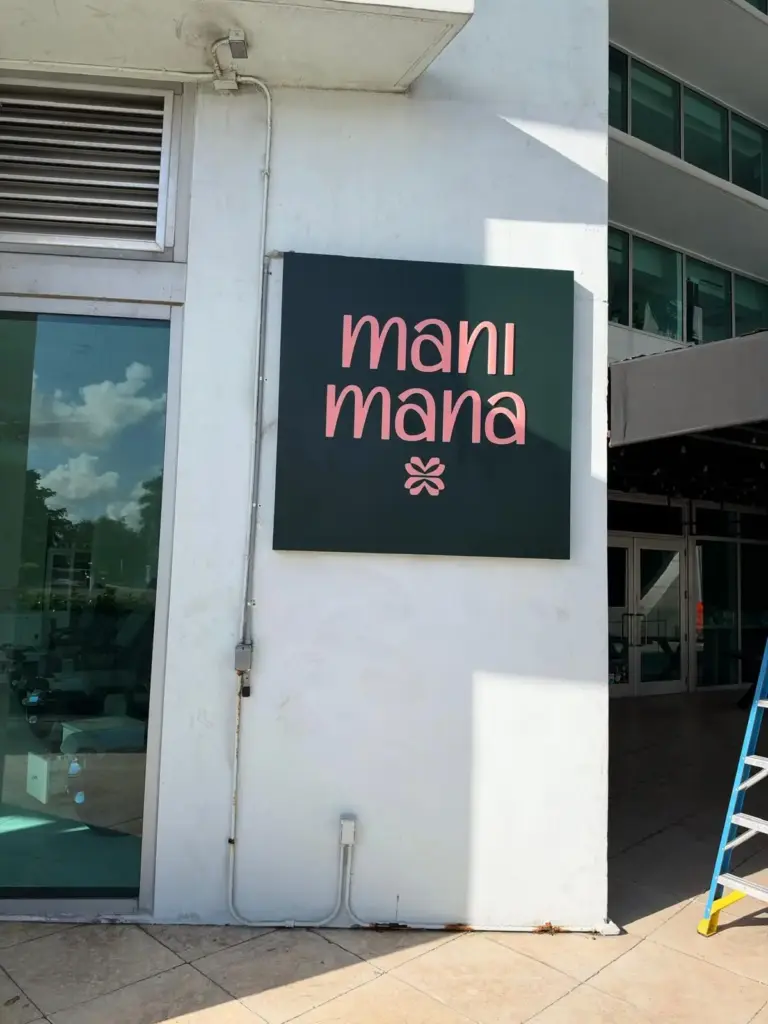 Pierogi One / Mani Mana – Wall Sign sign by World Signs USA, Miami