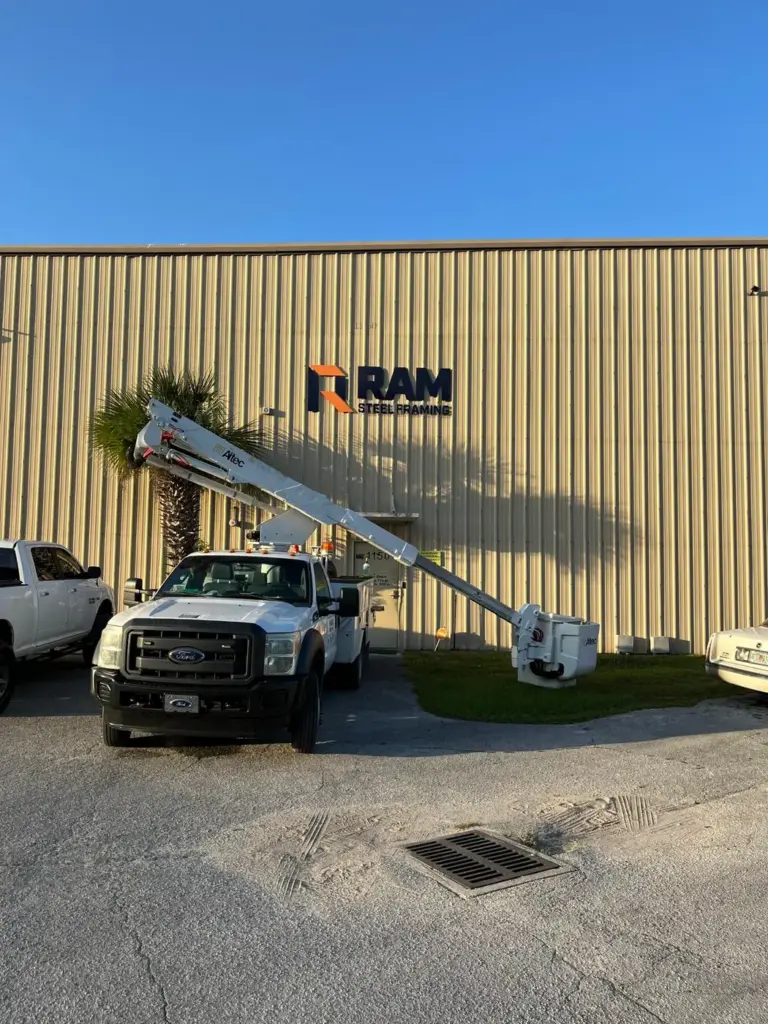 RAM Steel Framing – Channel letters by World Signs USA, Tampa