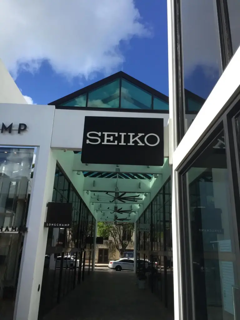 Seiko – Blade Sign sign by World Signs USA, Miami
