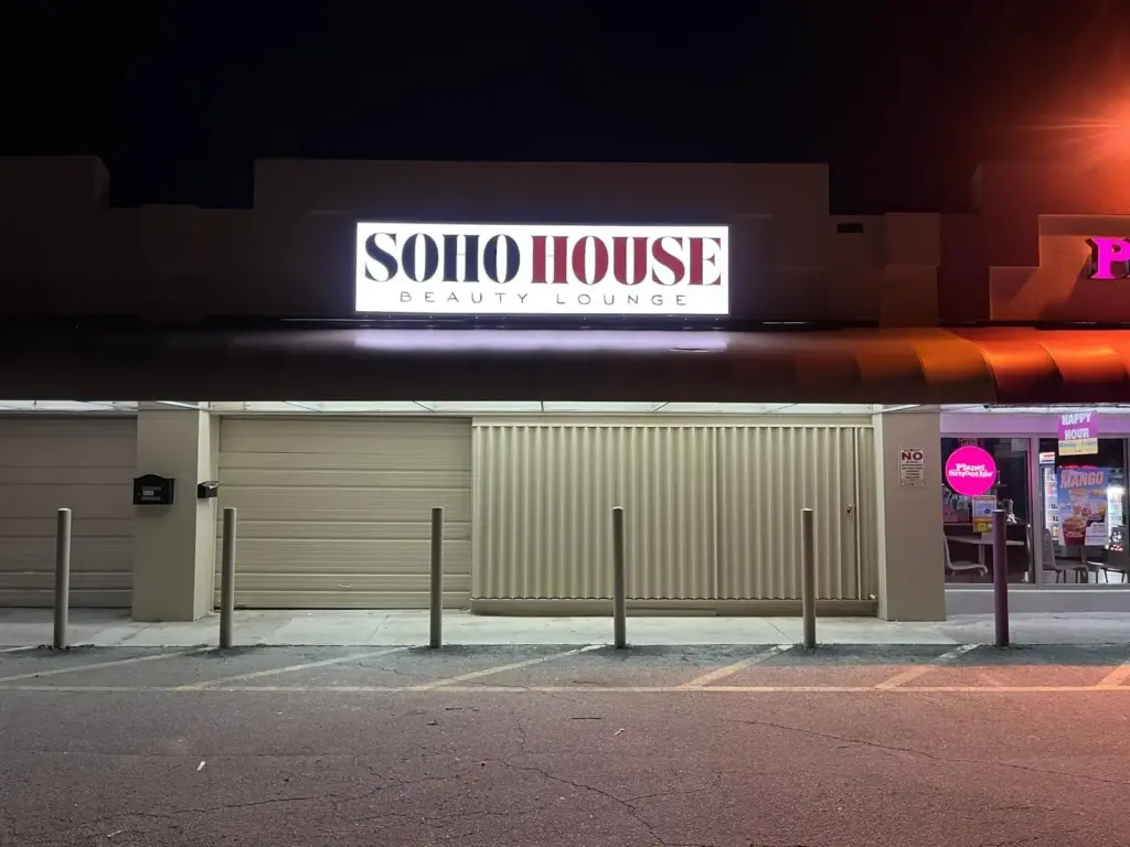 Soho House Beauty Lounge – Lightbox Sign sign by World Signs USA, Miami