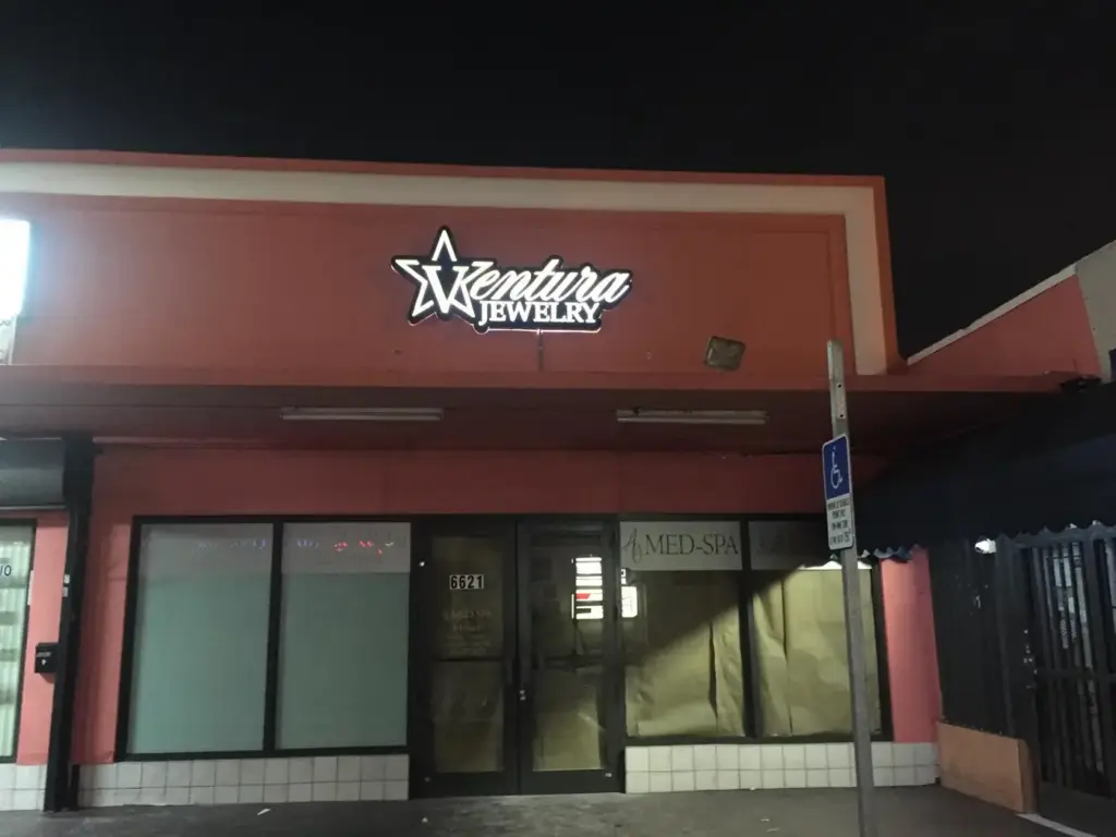 Ventura Jewelry – Channel letters by World Signs USA, South Florida